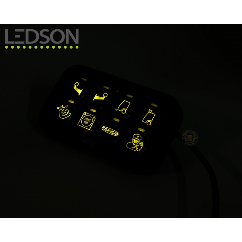 Ledson Commander ovládací panel - 8 výstupů/BT/MT