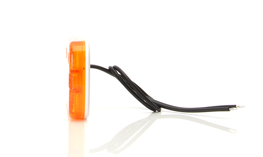 Poziční světlo W128/904 oranžové s držákem LED