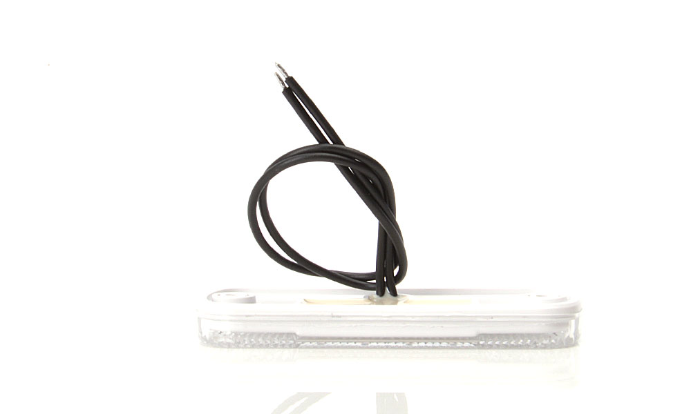 Poziční světlo W128/906 bílé s držákem LED