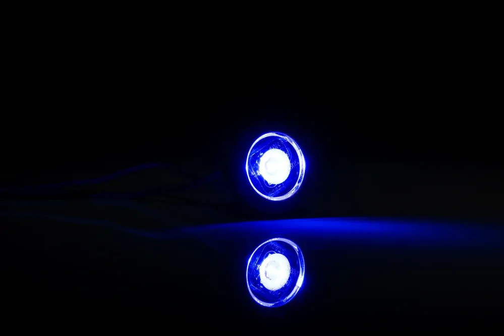 Poziční světlo FT-074 modré LED 12/24V