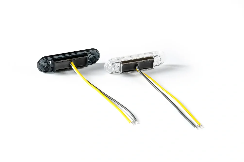 Poziční světlo FT-073 dvoubarevné oranžová/bílá LED 12/24V