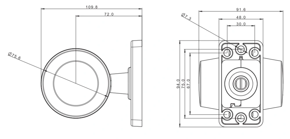 Poziční světlo FT-147 A oranžové/oranžové LED 
