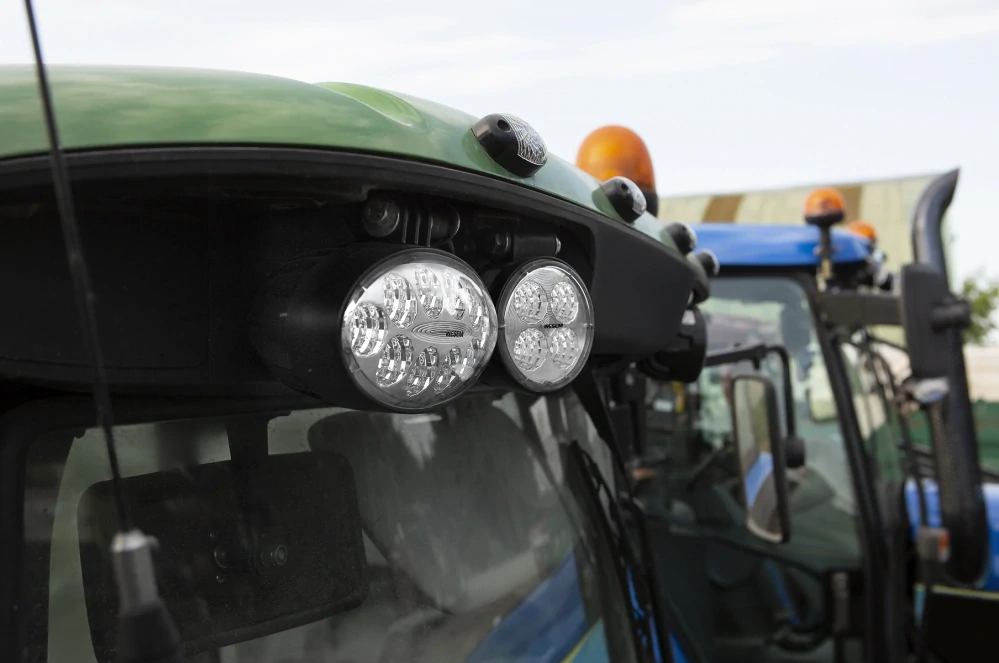 Pracovní světlomet LED 12-24V 4000lm oválný, DEUTSCH konektor