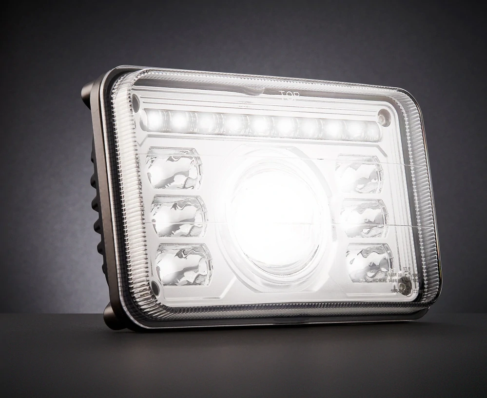 Přední LED světlomet vestavěný 69W, JD, Massey, U-držák