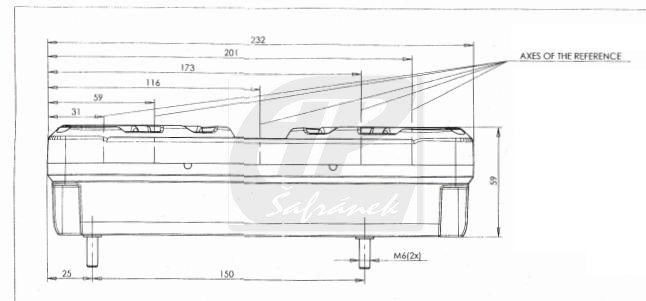 W70/392 LED Koncové světlo 12/24V pravé