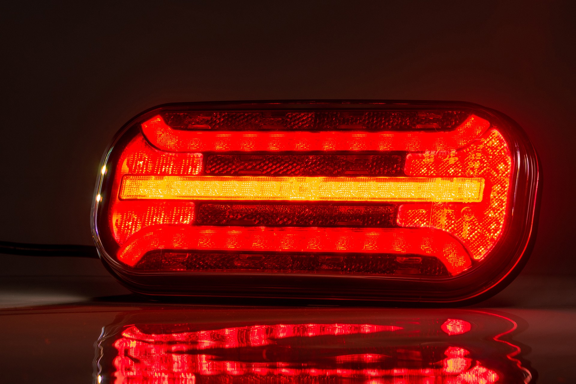 Koncové světlo FT-230 s dynamickým blinkrem LED 12/24V s mlhovým světlem BAJONET 5pin