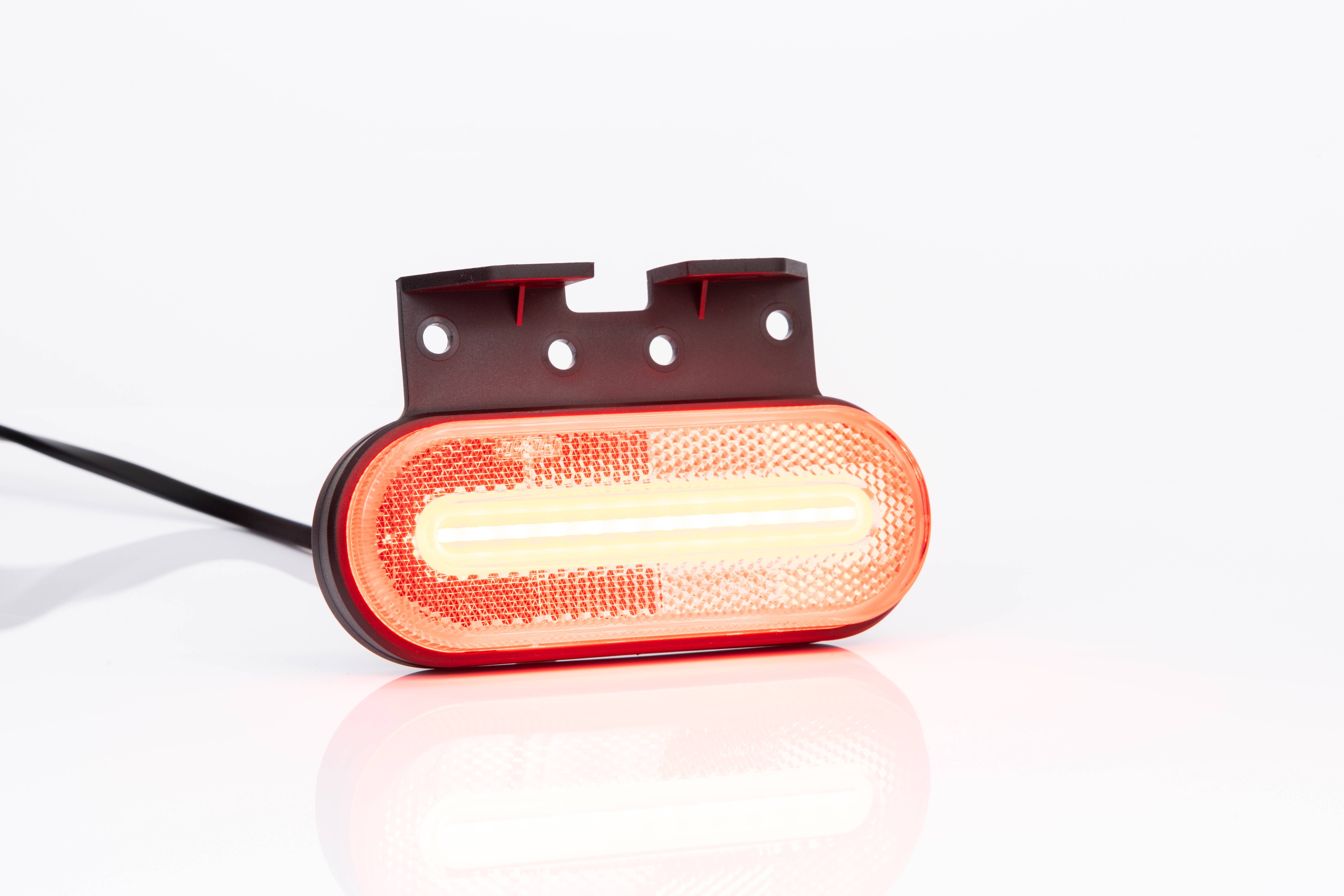 Pozička FT-070+držák LED červená 12/24V
