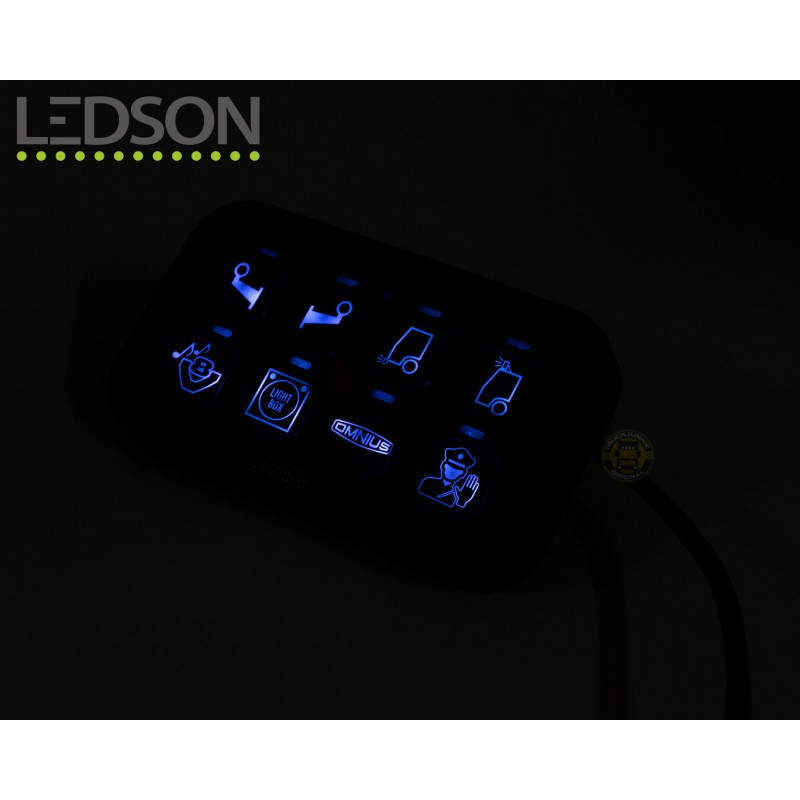 Ledson Commander ovládací panel - 8 výstupů/BT/MT