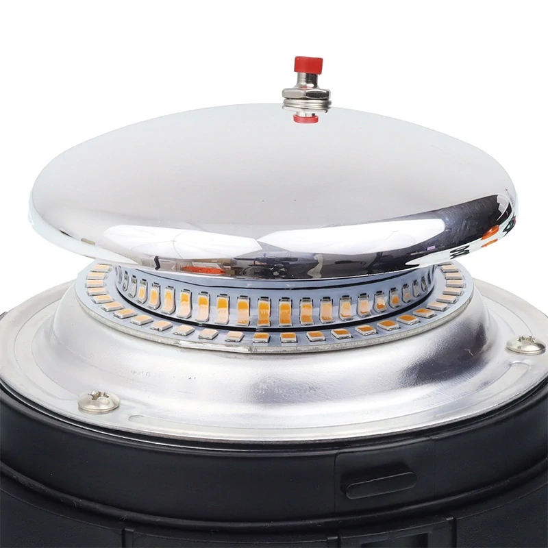 Maják LED magnet/pevný, 12/24V, 135mm, 3 programy