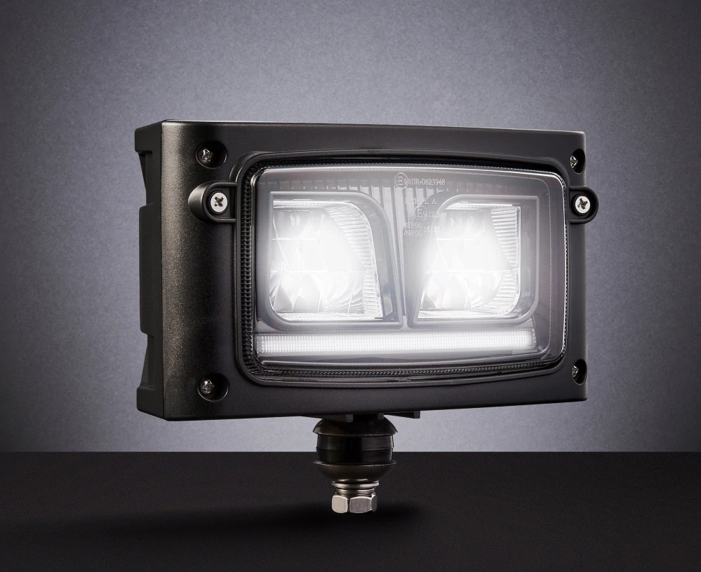 Přední Full-LED světlomet univerzální, 191x111x117mm 12/24V 68W