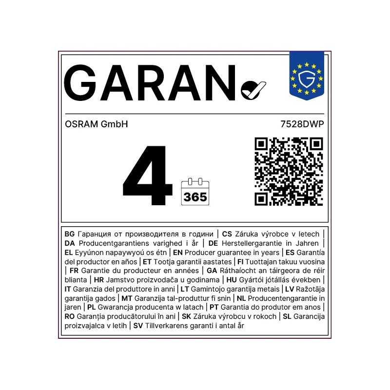 LED 12V 21/5W BAY15d OSRAM blistr 2ks čirá