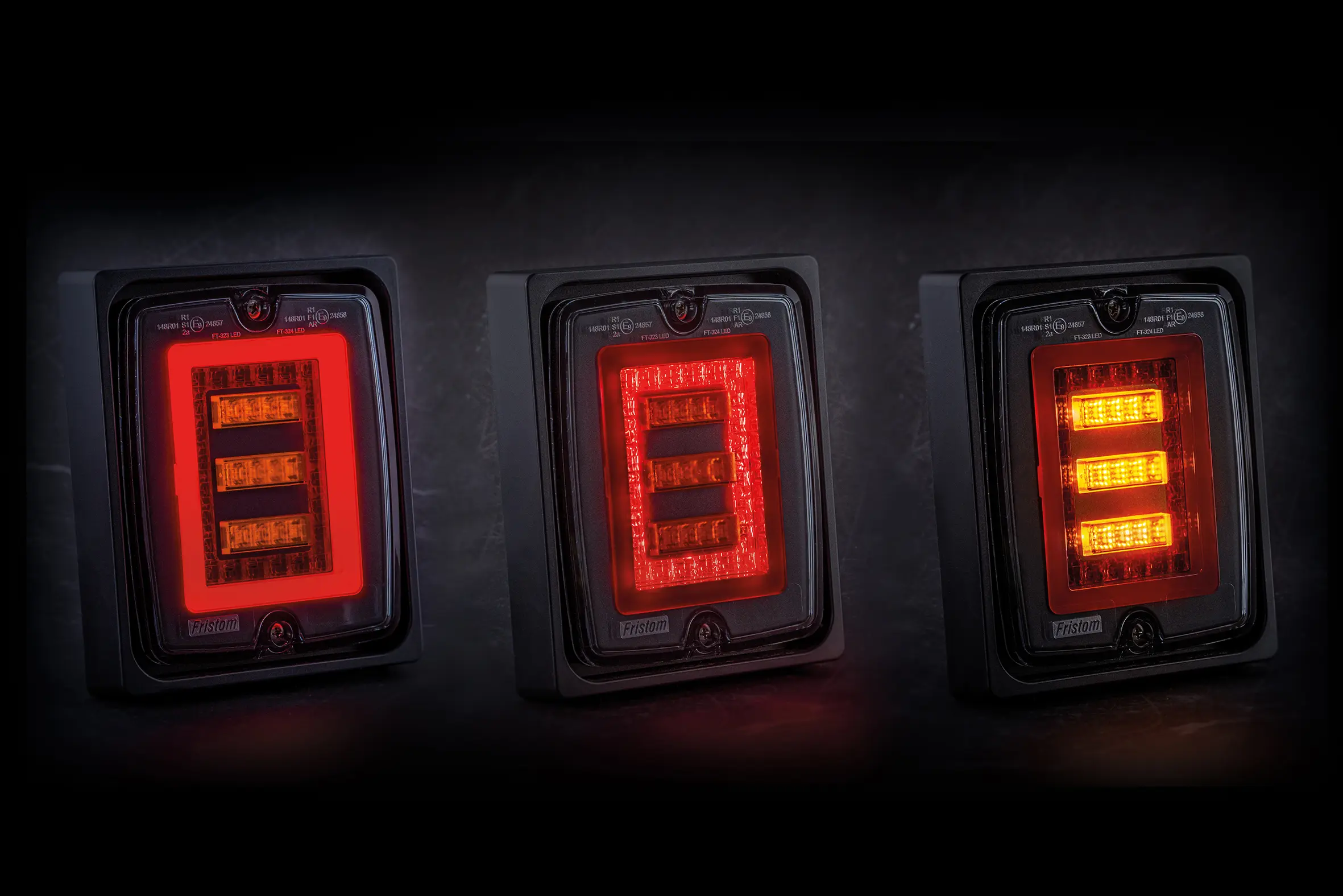 Koncové světlo FT-323 LED s rámečkem FR1 12/24V