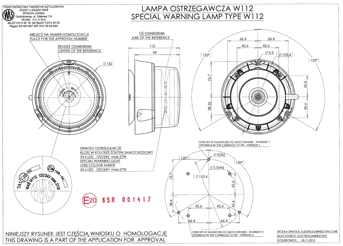 PROFI maják LED W112 magnet 852.2 - 8 programů, kabel 7m