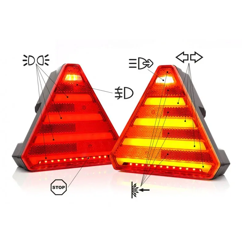 Koncové světlo LED W244 č.1621 L-P mlhové