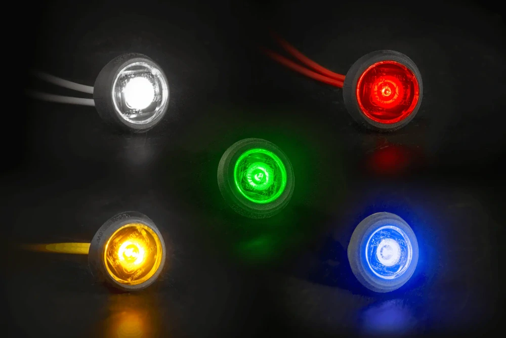 Poziční světlo FT-074 čiré LED 12/24V DARK