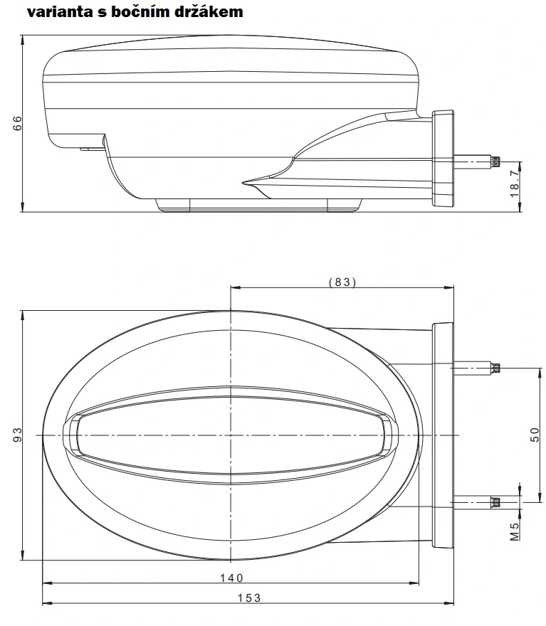 boční držák světla FT-355/FT-356