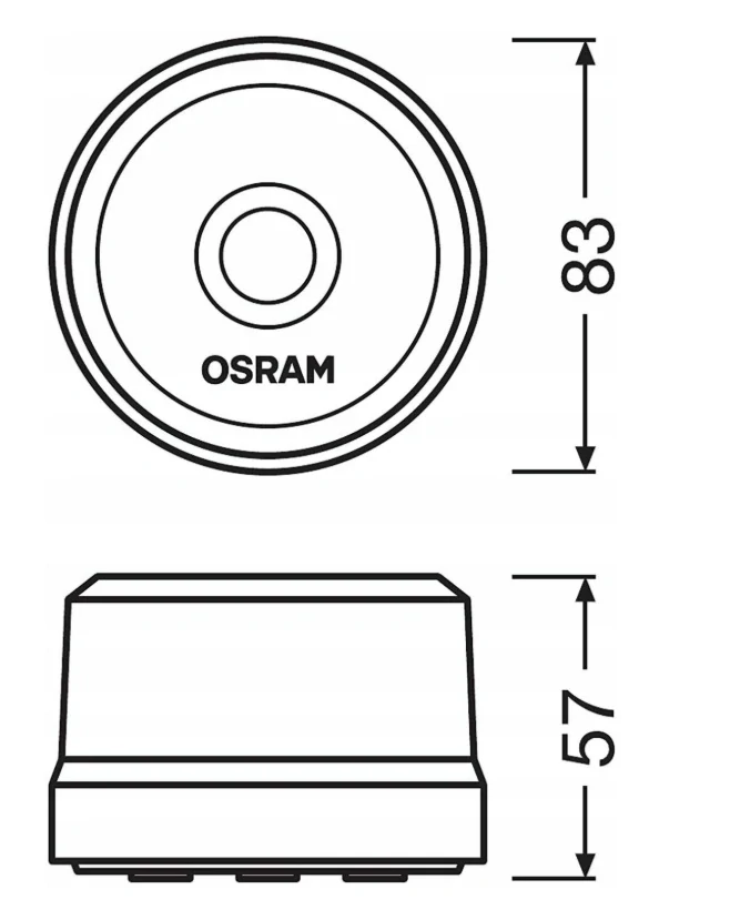 svítilna výstražná LED OSRAM guardian ROAD FLARE