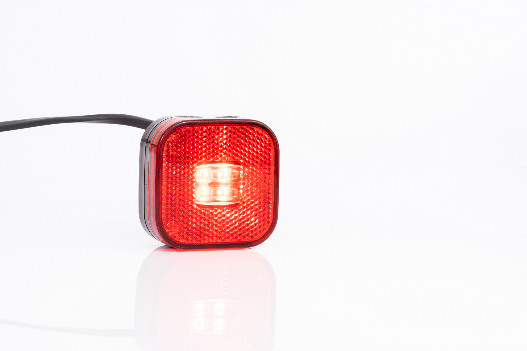 Pozička FT-027 LED červená 12/24V