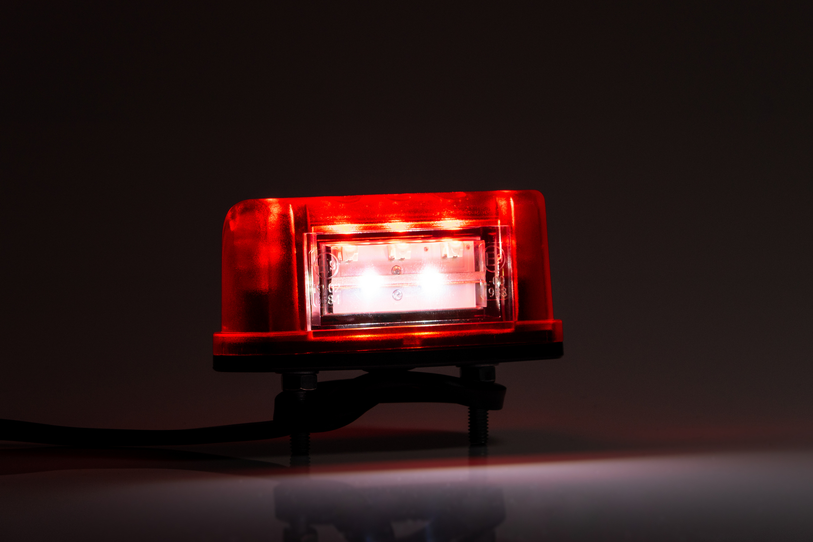 Osvětlení SPZ LED FT-016/A červené 12/24 V