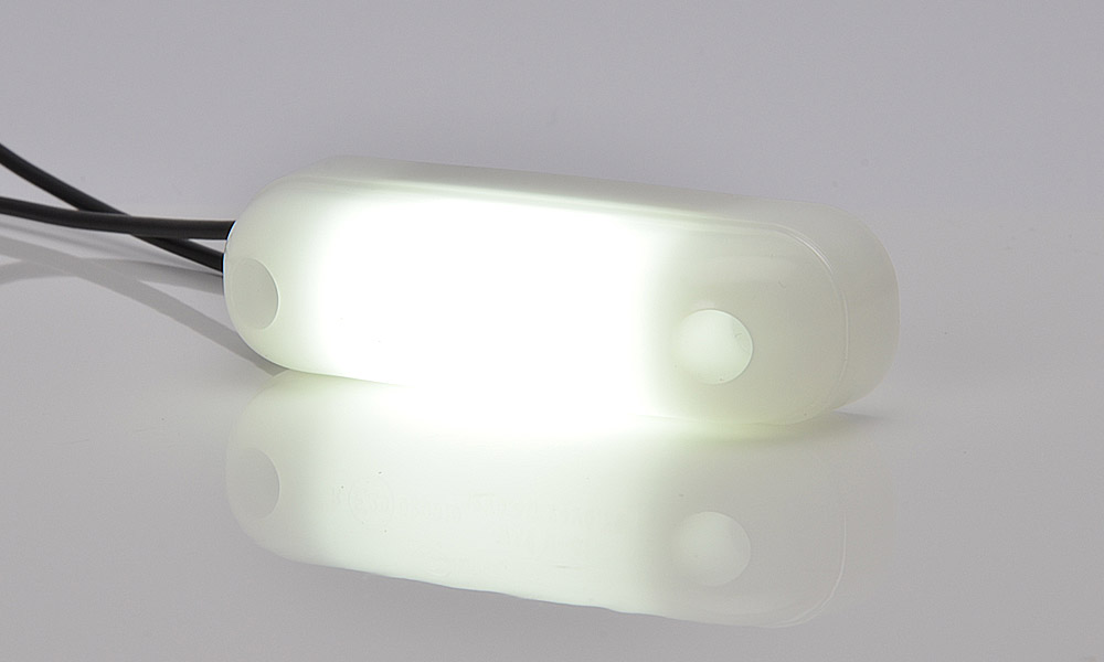 Poziční světlo W109/766 čiré LED 12/24V neonový efekt