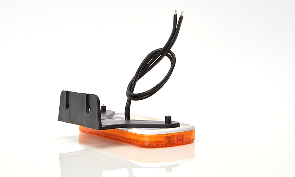 Poziční světlo W128/904 oranžové s držákem LED