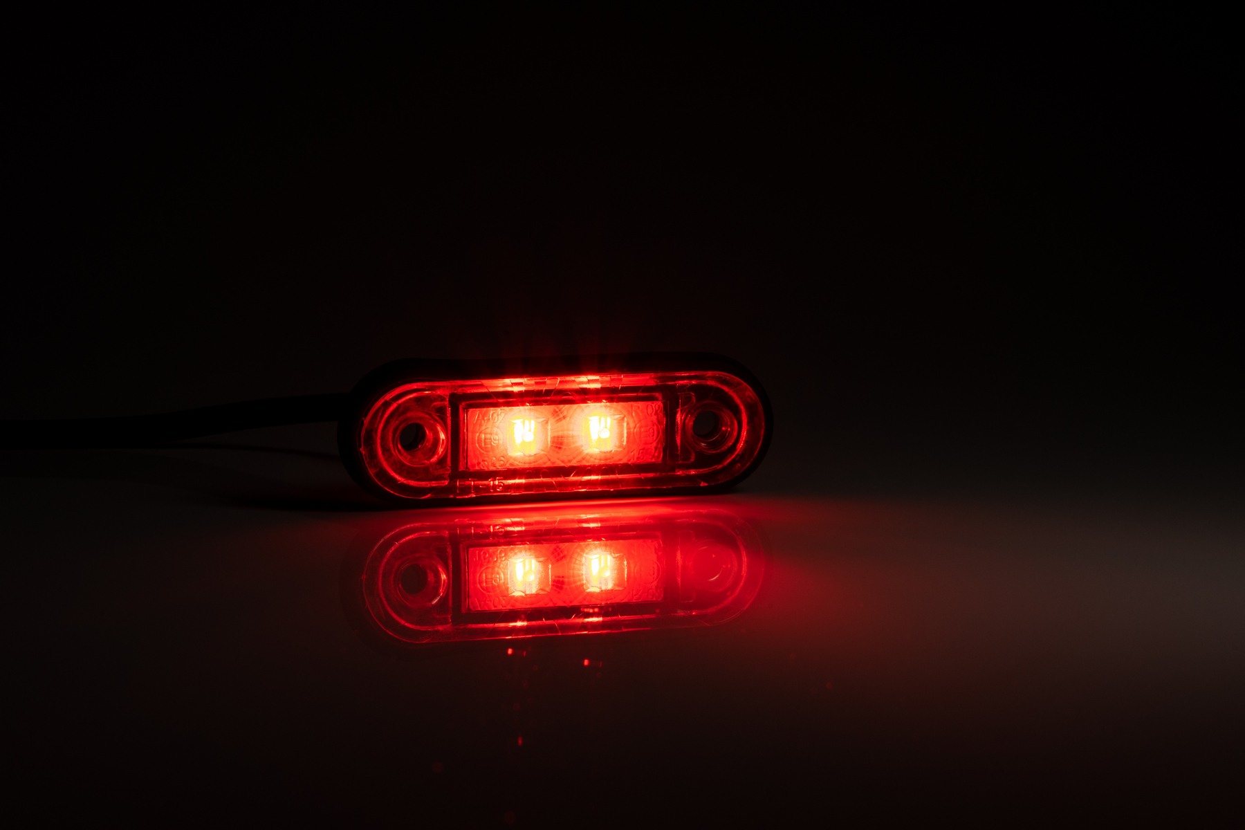 Pozička FT-015 LED červená 12/24 V