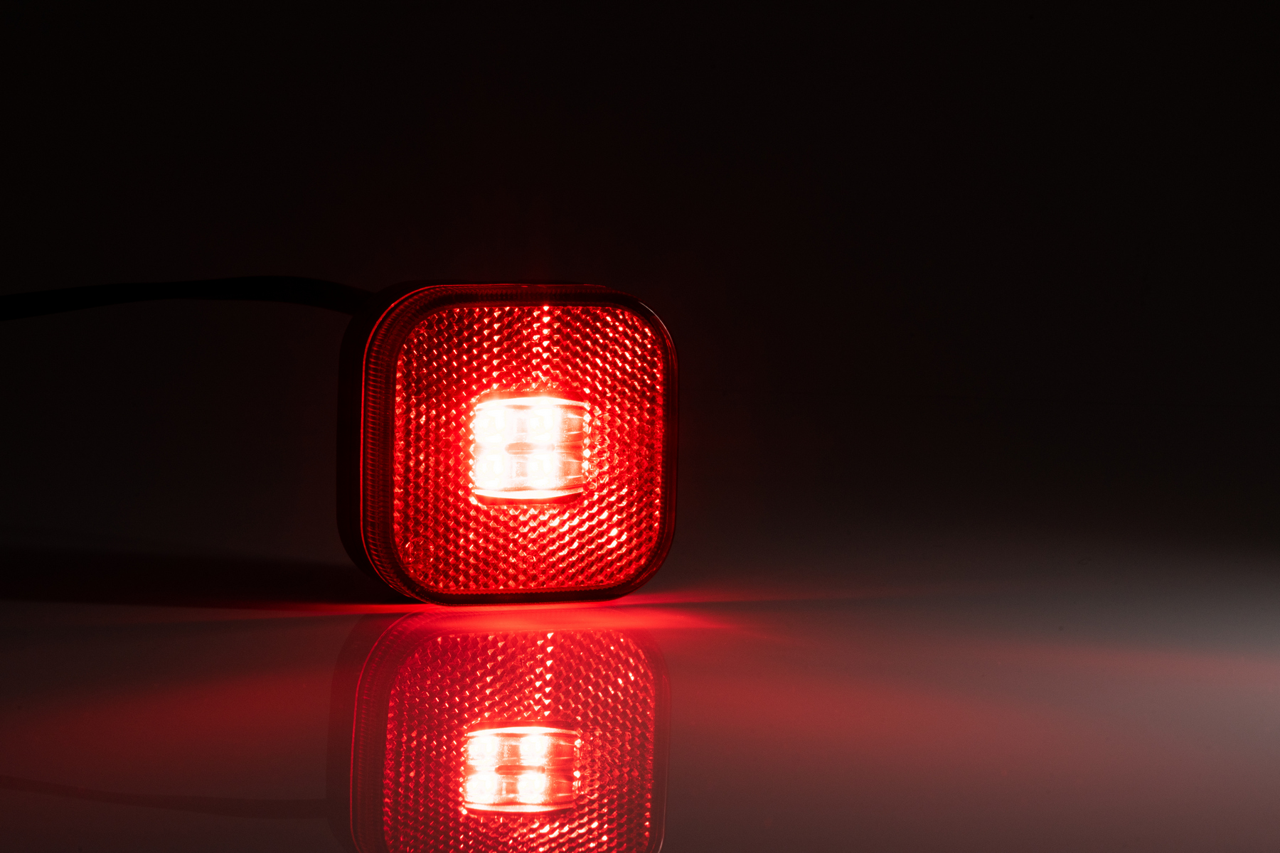 Pozička FT-027 LED červená 12/24V