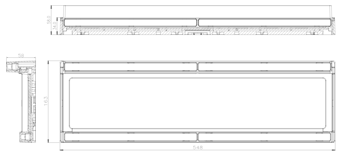 Podložka pod RZ s LED stroboskopy
