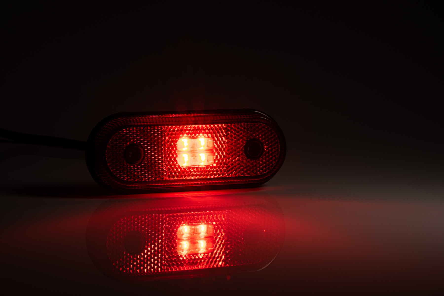 Pozička FT-020 LED červená 12/24 V