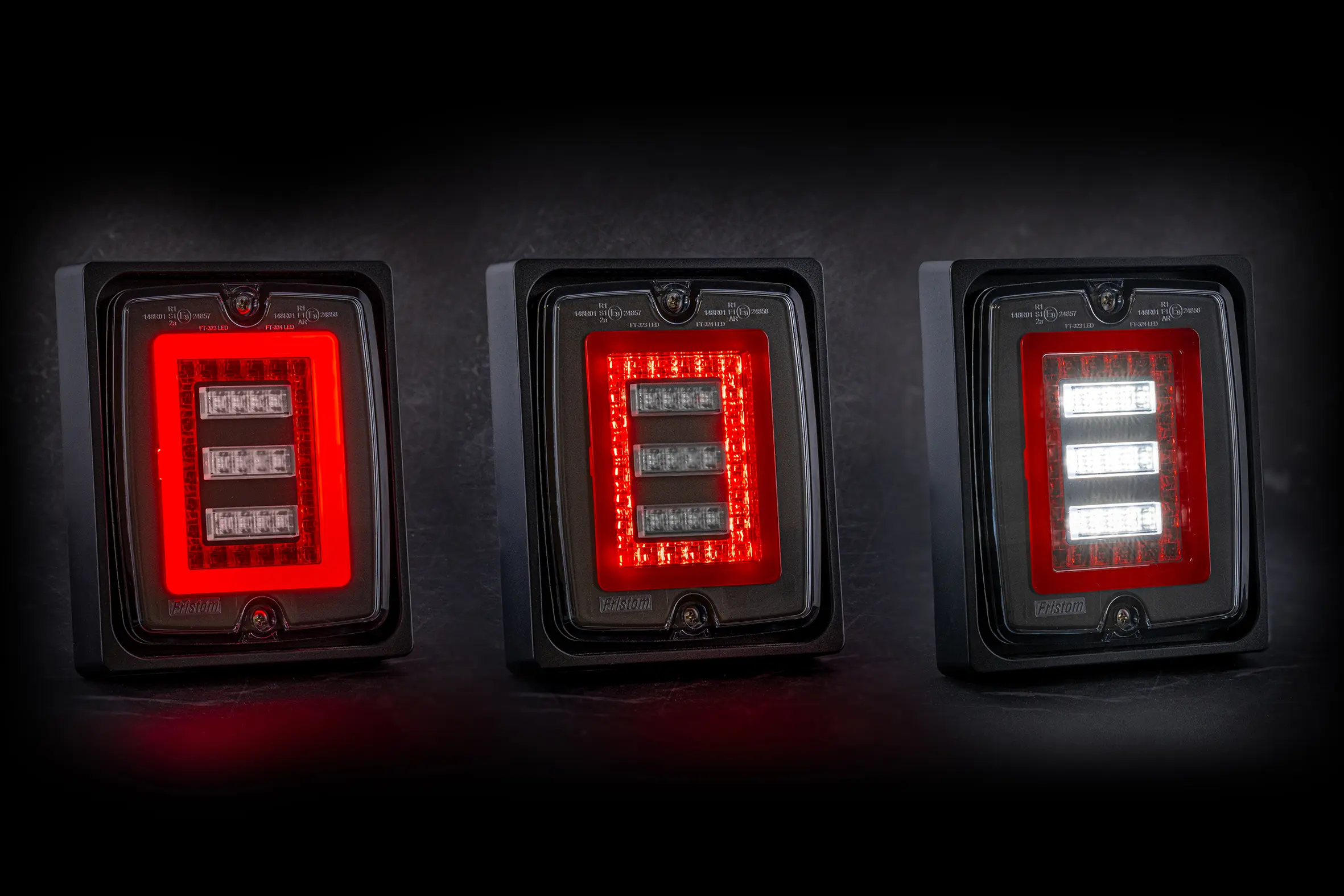 Mlhové, zpětné a obrysové světlo FT-324 LED s rámečkem 12/24V
