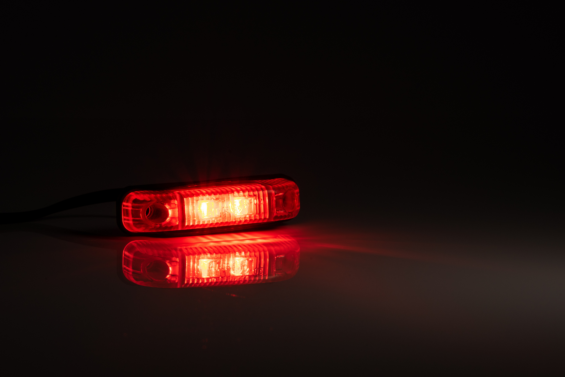 Pozička FT-013 LED červená 12/24V