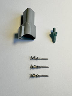 Zásuvka Deutsch 3-pin - sada s konektory
